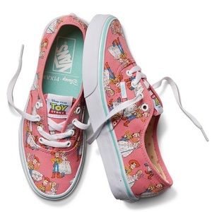 Disney Pink Toy Story Vans Woody and BoPeep Low Tops